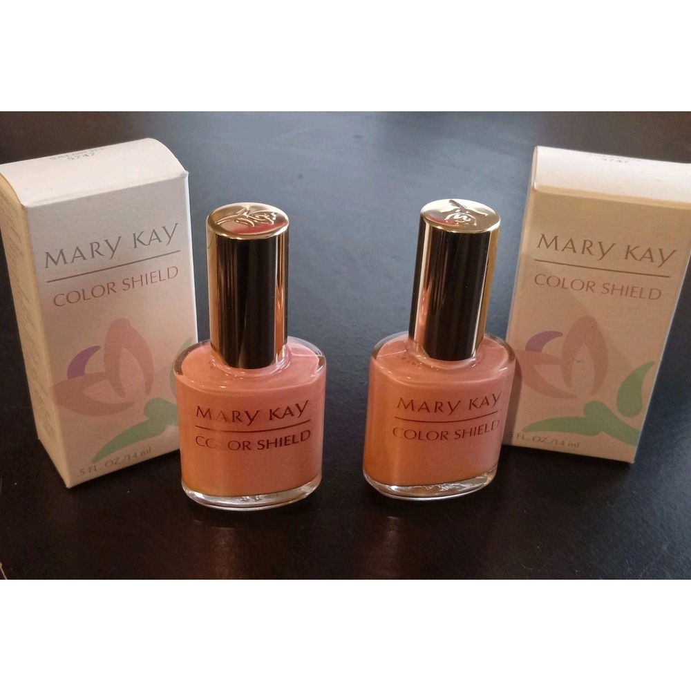 3 FOR $25 LOT OF‎ 2 Mary Kay Color Shield Nail Polish - Salmon